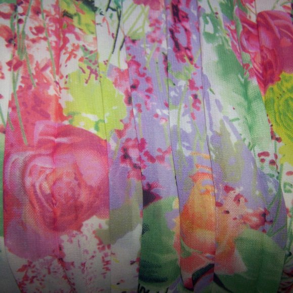 Lucky & Coco Floral Pleated Skirt Small Colorful - Picture 6 of 8